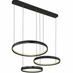 Luminaires Globo Lighting Suspensions|HALLI Suspension LED Noir, 1 lumière