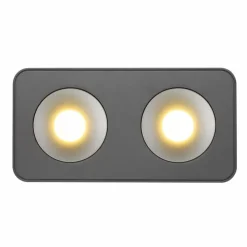 Luminaires Globo Lighting Éclairage Led|Hangarau Plafonnier LED Gris, 1 lumière