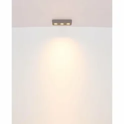 Luminaires Globo Lighting Éclairage Led|Hangarau Plafonnier LED Gris, 1 lumière