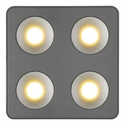 Luminaires Globo Lighting Éclairage Led|Hangarau Plafonnier LED Gris, 1 lumière