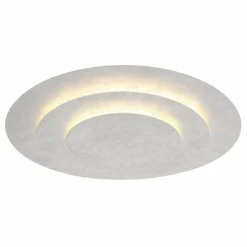 Luminaires Globo Lighting Éclairage Led|Heda Plafonnier LED Argenté, 1 lumière