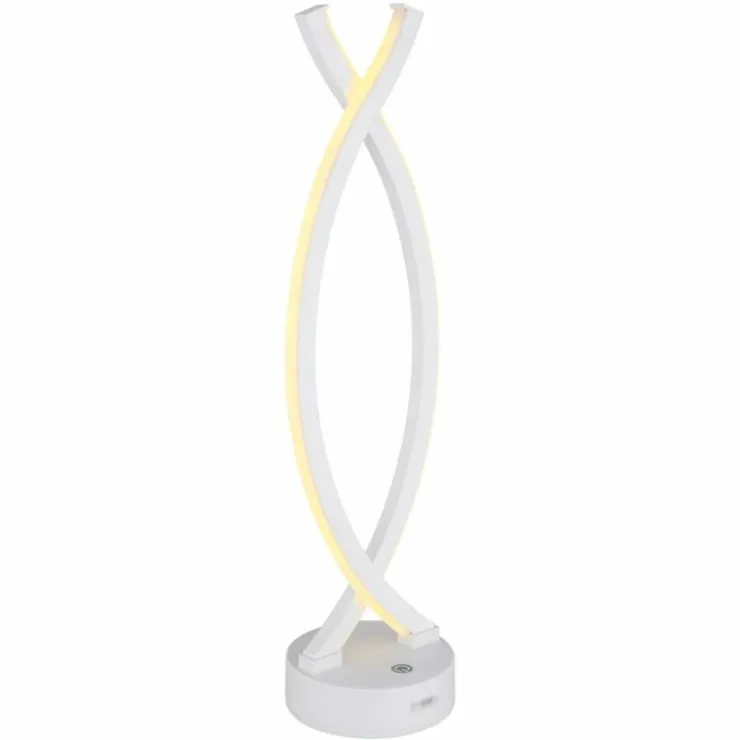 Luminaires Globo Lighting Éclairage Led|Hela Lampe à poser LED Blanc, 1 lumière