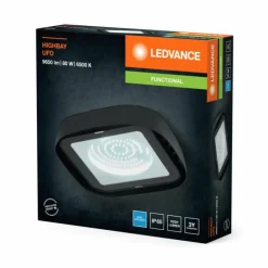 Luminaires Ledvance Éclairage Led|HIGHBAY Applique murale / Plafonnier LED Noir, 1 lumière