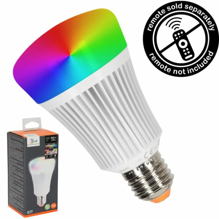 iDual E27 LED RGB 11 watt 2200-6500 kelvin 806 lumen
