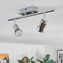 hofstein Spots Et Projecteurs|Ilaro Plafonnier, Spot de plafond Chrome, 2 lumières