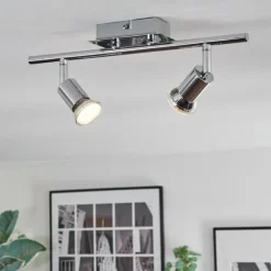 hofstein Spots Et Projecteurs|Ilaro Plafonnier, Spot de plafond Chrome, 2 lumières