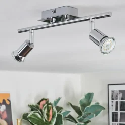 hofstein Spots Et Projecteurs|Ilaro Plafonnier, Spot de plafond Chrome, 2 lumières