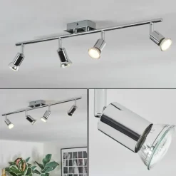 hofstein Spots Et Projecteurs|Ilaro Plafonnier, Spot de plafond Chrome, 4 lumières