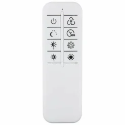 Luminaires Globo Lighting Éclairage Led|Invertina Plafonnier LED Argenté, 1 lumière, Télécommandes