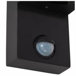 IR Lampe murale d´extérieur Luminaires Lucide Noir, 1 lumière, Détecteur de mouvement