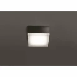 Jachenau Plafonnier, Applique murale Luminaires LCD LED Anthracite, 1 lumière