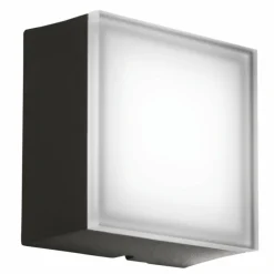 Jachenau Plafonnier, Applique murale Luminaires LCD LED Anthracite, 1 lumière