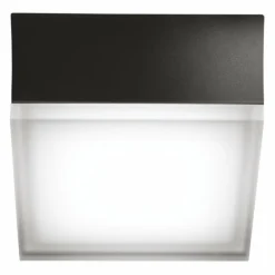 Jachenau Plafonnier, Applique murale Luminaires LCD LED Anthracite, 1 lumière