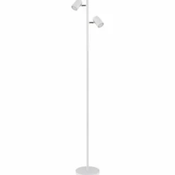 Luminaires Globo Lighting Lampadaires Et Lampes Sur Pied|James Lampadaire Blanc, 2 lumières
