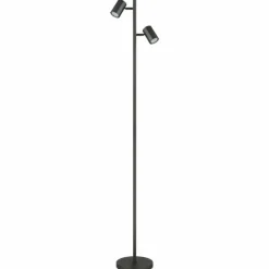 Luminaires Globo Lighting Lampadaires Et Lampes Sur Pied|James Lampadaire Gris, 2 lumières