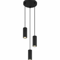Luminaires Globo Lighting Suspensions|James Suspension Noir, 3 lumières