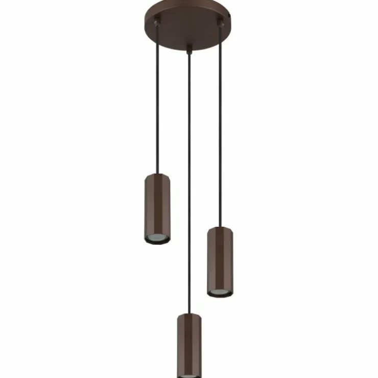 Luminaires Globo Lighting Suspensions|James Suspension Bronze, 3 lumières