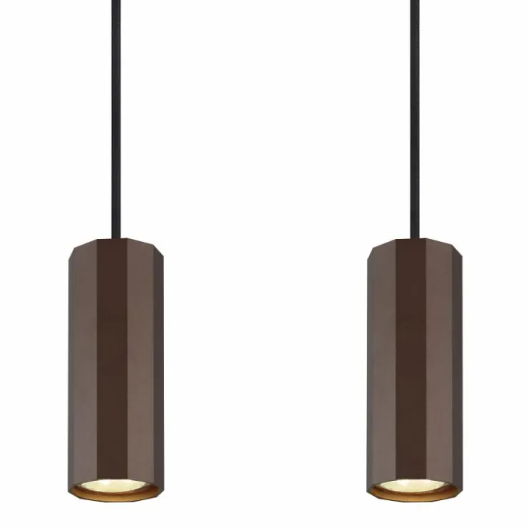 Luminaires Globo Lighting Suspensions|James Suspension Bronze, 4 lumières