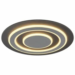Luminaires Globo Lighting Éclairage Led|Jayden Plafonnier LED Anthracite, 1 lumière