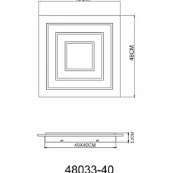 Luminaires Globo Lighting Éclairage Led|Jayden Plafonnier LED Anthracite, 1 lumière
