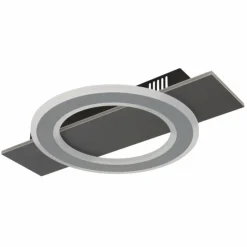 Luminaires Globo Lighting Éclairage Led|Jayden Plafonnier LED Anthracite, 1 lumière
