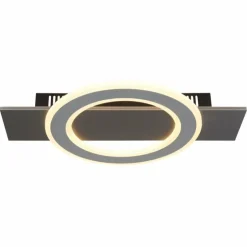 Luminaires Globo Lighting Éclairage Led|Jayden Plafonnier LED Anthracite, 1 lumière