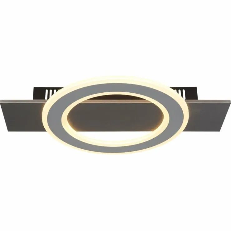 Luminaires Globo Lighting Éclairage Led|Jayden Plafonnier LED Anthracite, 1 lumière