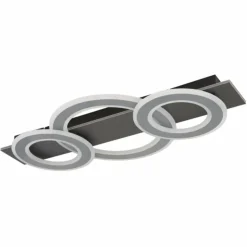Luminaires Globo Lighting Éclairage Led|Jayden Plafonnier LED Anthracite, 1 lumière