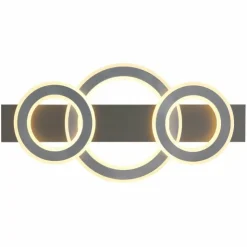 Luminaires Globo Lighting Éclairage Led|Jayden Plafonnier LED Anthracite, 1 lumière