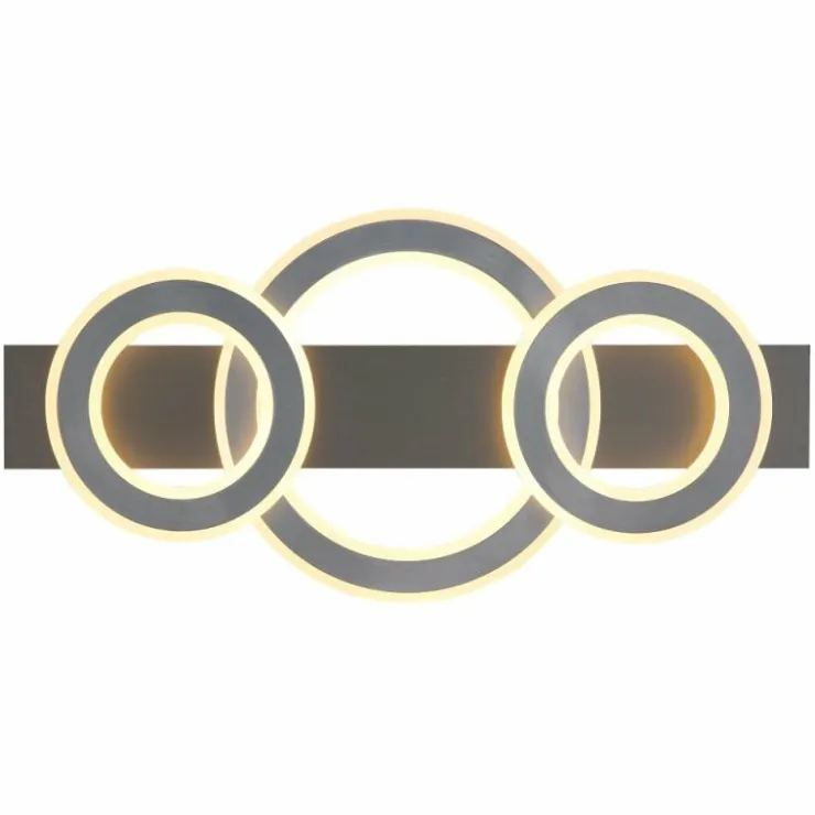 Luminaires Globo Lighting Éclairage Led|Jayden Plafonnier LED Anthracite, 1 lumière