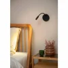 Luminaires Lucide Éclairage Led|JOLIJN Applique murale LED Noir, 1 lumière
