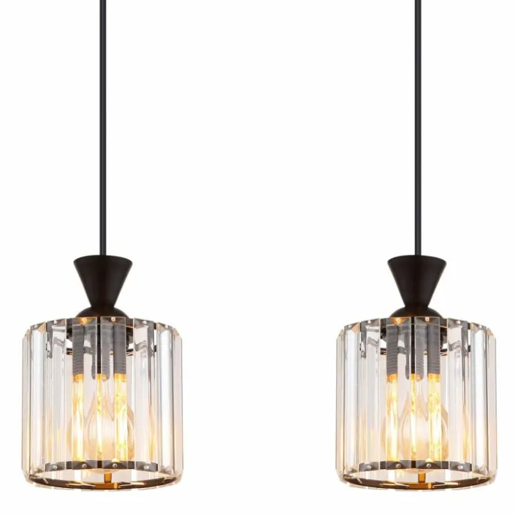 Luminaires Globo Lighting Suspensions|Jordana Suspension Noir, 4 lumières