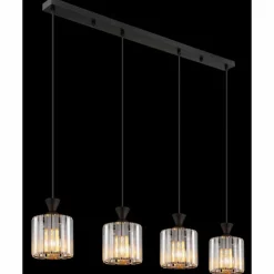 Luminaires Globo Lighting Suspensions|Jordana Suspension Noir, 4 lumières