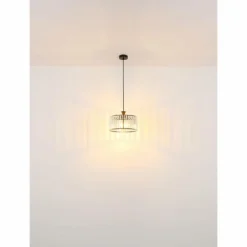 Luminaires Globo Lighting Suspensions|Jordana Suspension Noir, 1 lumière