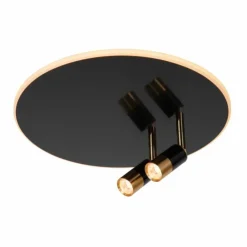 Luminaires Lucide Éclairage Led|JUBEL Plafonnier LED Chrome, 2 lumières