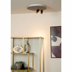 Luminaires Lucide Éclairage Led|JUBEL Plafonnier LED Chrome, 2 lumières