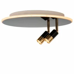 Luminaires Lucide Éclairage Led|JUBEL Plafonnier LED Chrome, 2 lumières