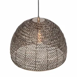 Luminaires Trio Suspensions|KAMARA Suspension Vieux laiton, 1 lumière