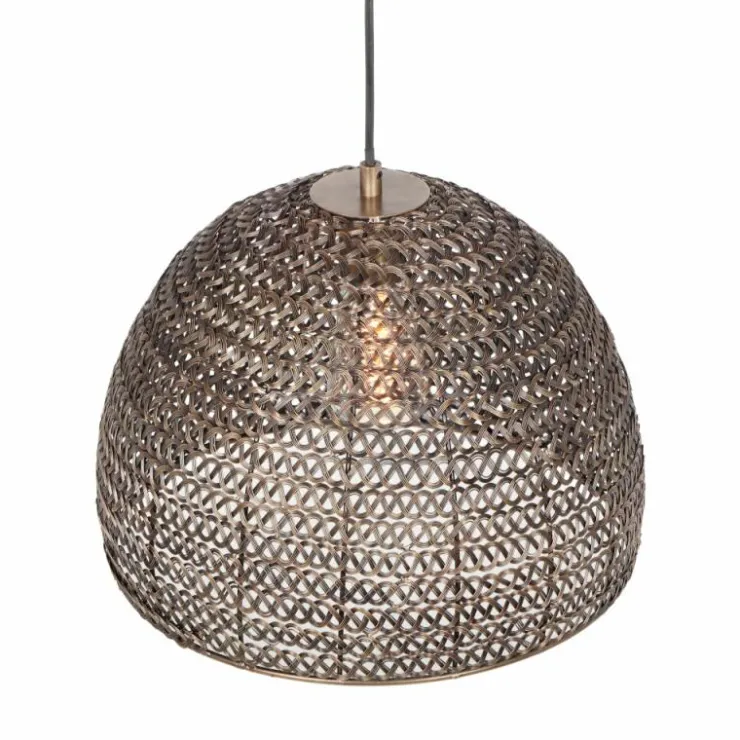 Luminaires Trio Suspensions|KAMARA Suspension Vieux laiton, 1 lumière