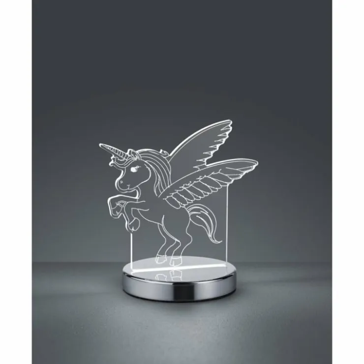 Luminaires Reality Éclairage Led|Karo Lampe à poser LED Chrome, 1 lumière