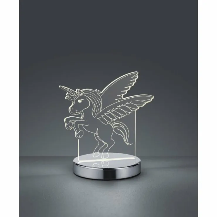 Luminaires Reality Éclairage Led|Karo Lampe à poser LED Chrome, 1 lumière