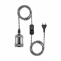 Kit câble Leuchten Direkt HOLD IT Acier inoxydable, 1 lumière
