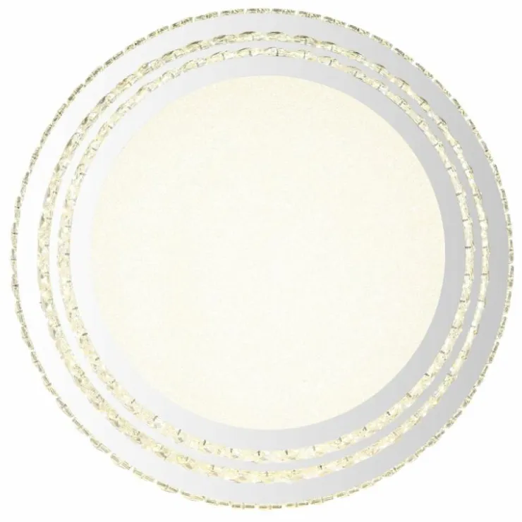 Luminaires Globo Lighting Éclairage Led|Klara Plafonnier LED Chrome, 1 lumière, Télécommandes
