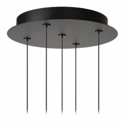 Luminaires Lucide Suspensions|KLIGANDE Suspension LED Noir, 5 lumières