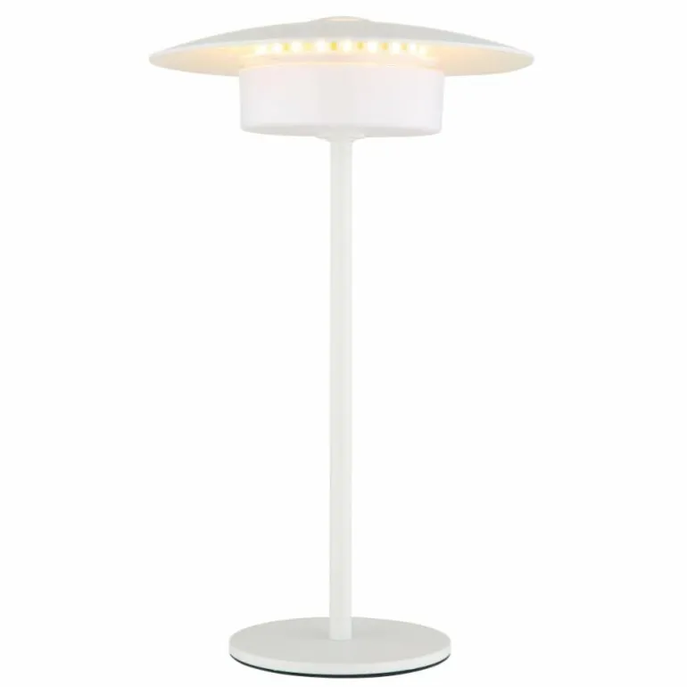 Kyler Lampe à poser Luminaires Globo Lighting LED Blanc, 1 lumière