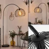 hofstein Lampadaires Et Lampes Sur Pied|Lampadaire Espairo Noir, 1 lumière