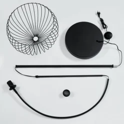 hofstein Lampadaires Et Lampes Sur Pied|Lampadaire Espairo Noir, 1 lumière