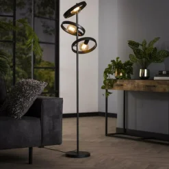 hofstein Lampadaires Et Lampes Sur Pied|Lampadaire Hover Anthracite, 3 lumières