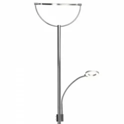 Luminaires Brilliant Éclairage Led|Lampadaire à vasque Brilliant Leuchten Demian LED Blanc, 1 lumière