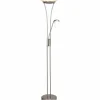 Luminaires Brilliant Éclairage Led|Lampadaire à vasque Brilliant Leuchten Finn LED Blanc, 1 lumière